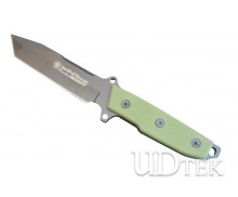 Straight knife with color G10 handle UD17048 